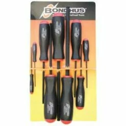 Bondhus 10737 BSX11L - 11pc Ball End LONG Hex Screwdriver Set 5/64-3/8"