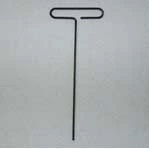 15448 5PC 6" MM T- Handle Loop Hex Key Set