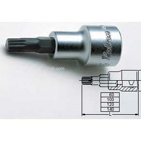 Koken 4020-100M6 M6 100mm Long 1/2"Drive SPLINE BIT Socket 3 Koken 4020-100M6 M6 100mm Long 1/2"Drive SPLINE BIT Socket -Hardware Tools Sales Store KK 4020 2