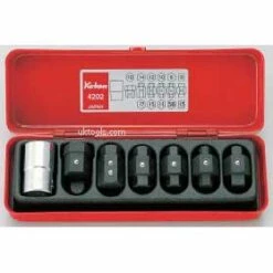 Koken 4202 7piece DRAIN PLUG SET With 1/2"Drive Adapter